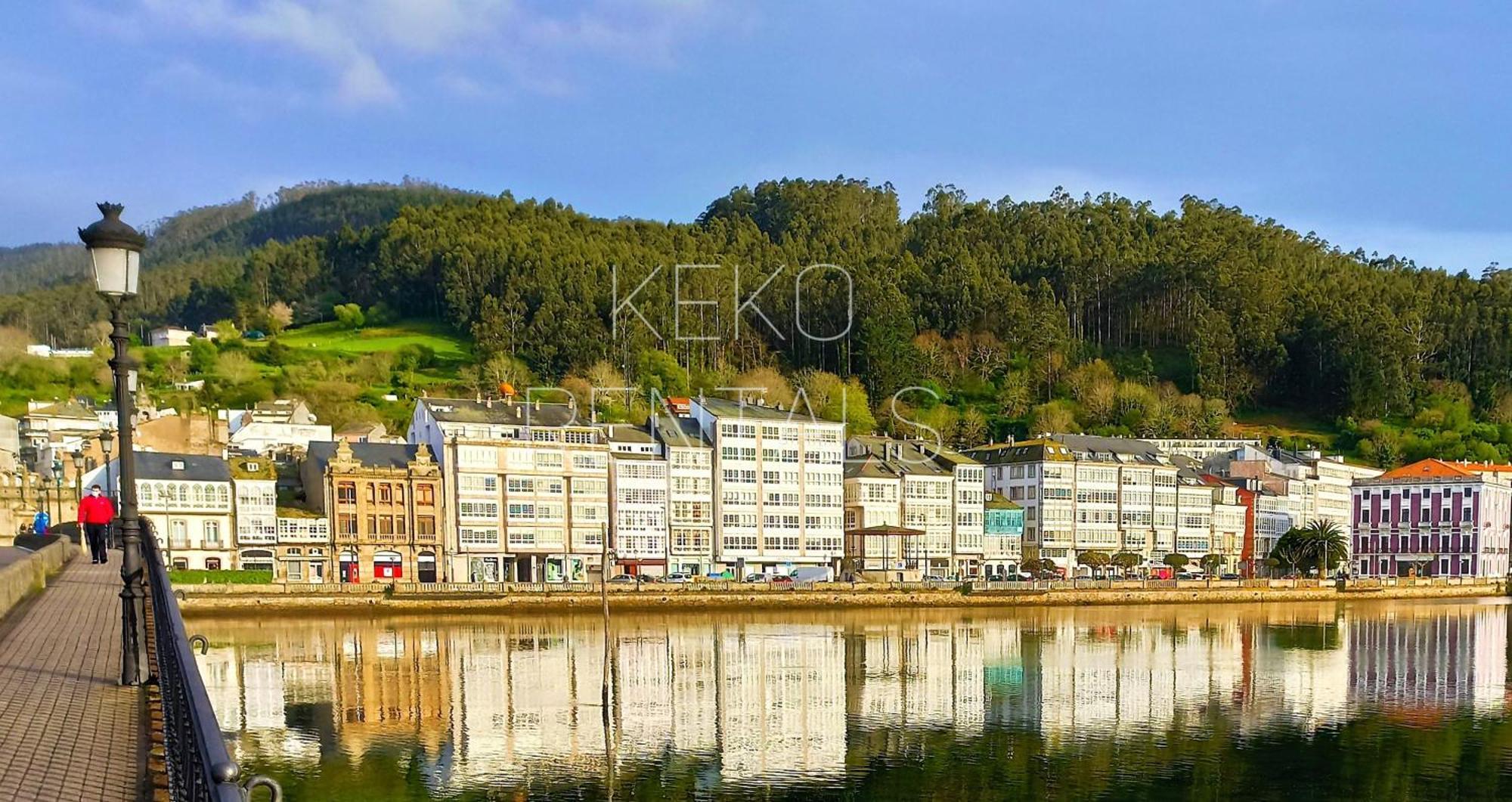 Apartamento Viveiro Centro Con Parking Exterior foto